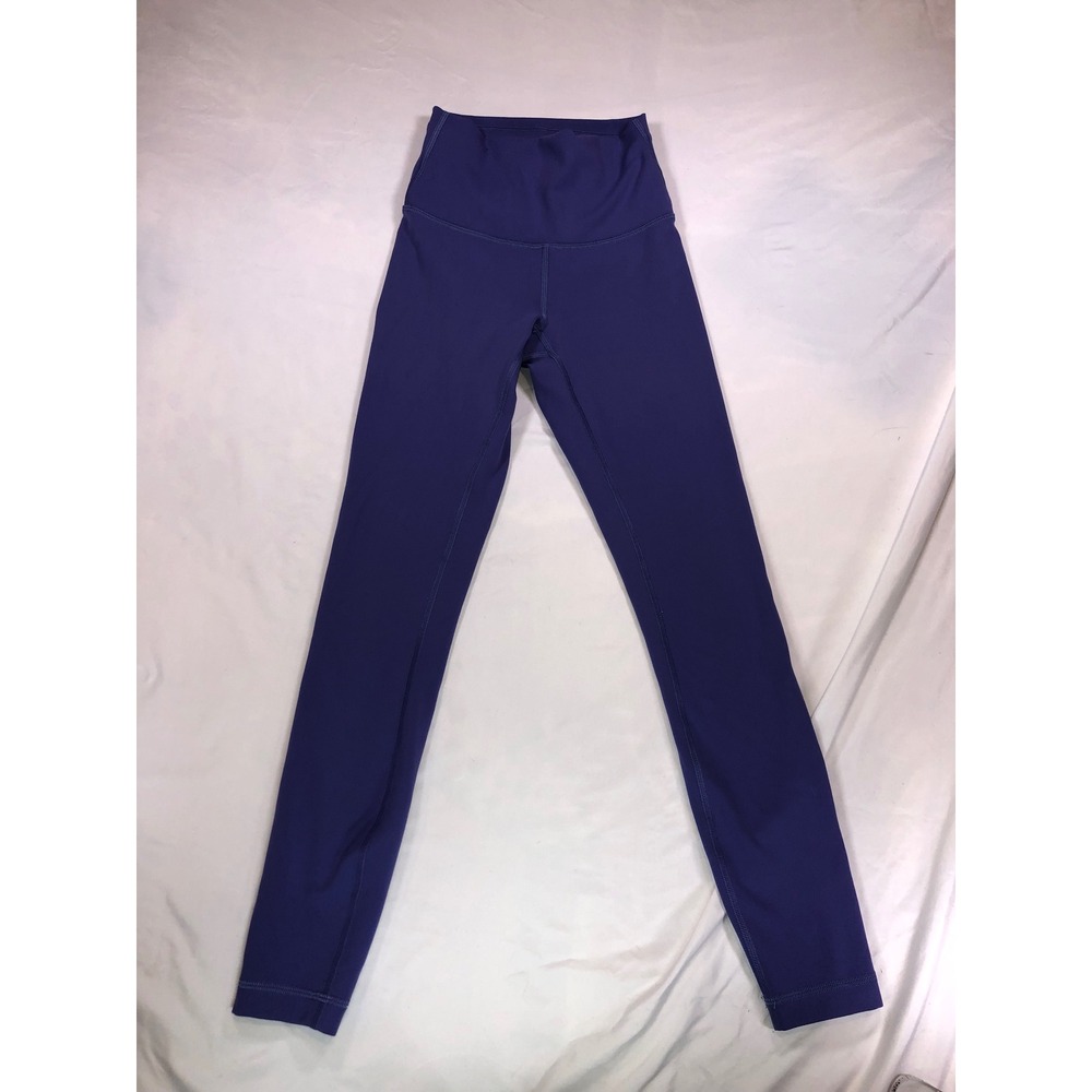 Lululemon Purple High Waisted‎ Full Length Yoga Leggings Athletic Pants Womens